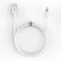 Evelatus USB-A auf USB-C Kabel 2M Aluminiumgehäuse Geflochten Weiß