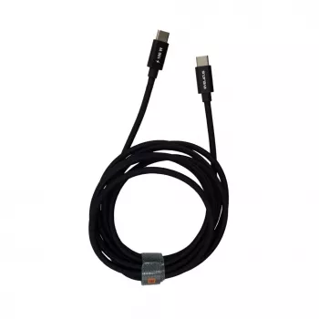 Evelatus Flex Cable Pro USB 2.0 Type C to Type C 2M 100W 5A Schwarz