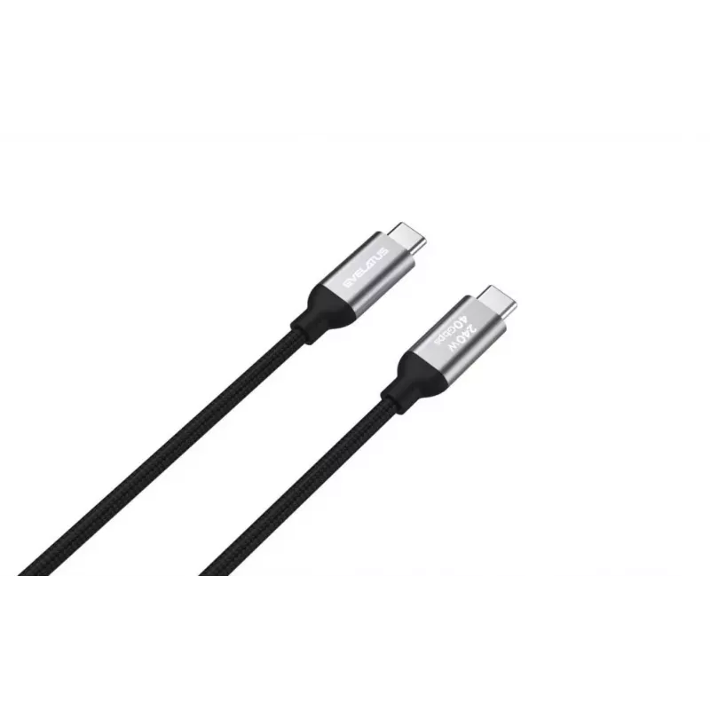 Evelatus Flex Cable Pro USB 2.0 Type C to Type C 2M 240W 5A Black