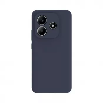Evelatus Xiaomi Redmi Note 14 Premium Magnetic Soft Touch Silicone Case Dark Blue