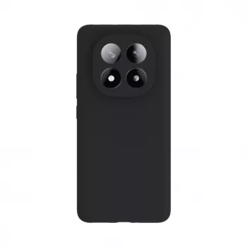 Evelatus Xiaomi Redmi Note 14 Pro 4G / Poco X7 Premium Magnetic Soft Touch Silicone Case Black