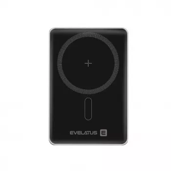 Evelatus PD20W 5000mAh Power Bank MagLink Elite mit kabellosem Laden Silber