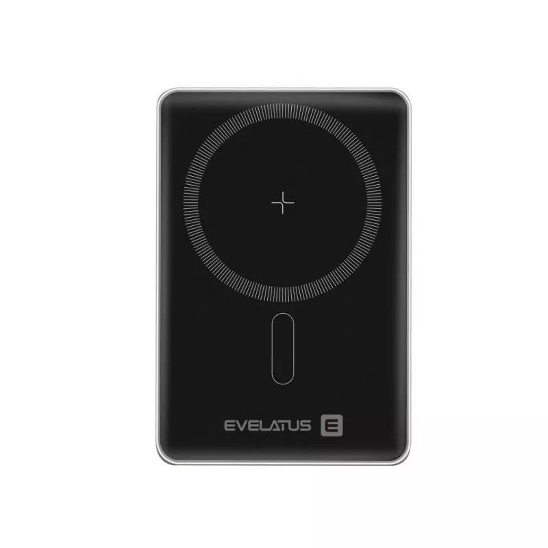 Evelatus PD20W 5000mAh Power Bank MagLink Elite mit kabellosem Laden Silber