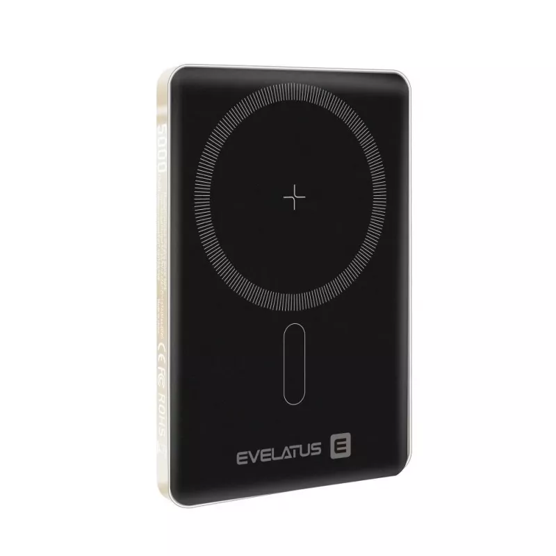 Evelatus PD20W 5000mAh Power Bank MagLink Elite mit kabellosem Laden Gold