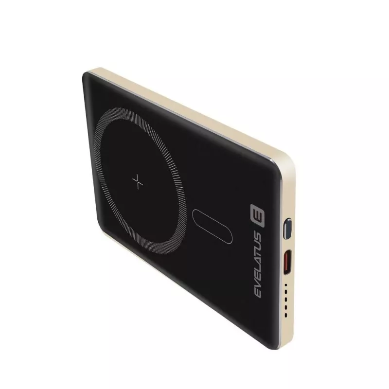 Evelatus PD20W 5000mAh Power Bank MagLink Elite mit kabellosem Laden Gold