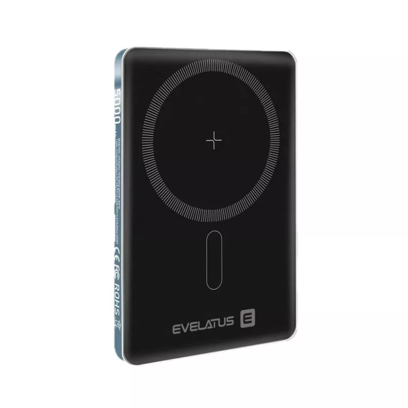 Evelatus PD20W 5000mAh Power Bank MagLink Elite mit kabellosem Laden EVEP02PBMEB Blau