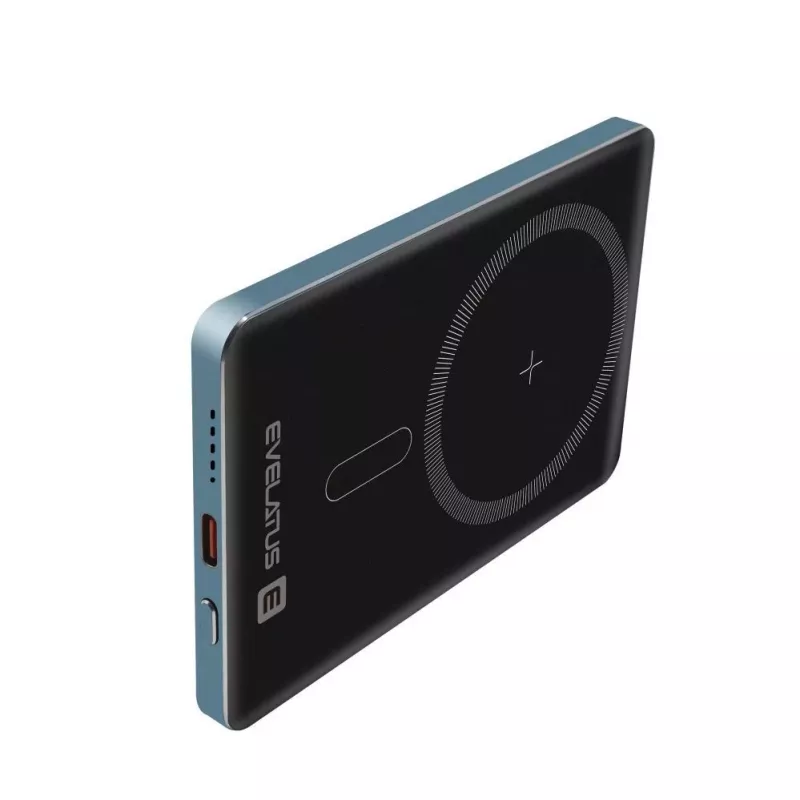Evelatus PD20W 5000mAh Power Bank MagLink Elite mit kabellosem Laden EVEP02PBMEB Blau