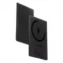 Evelatus 3000mAh Power Bank Super Slim mit kabellosem Laden EVEP03PBSSB Schwarz