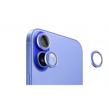 Evelatus Apple iPhone 16 / 16 Plus Camera Lens Protector Armor Ultramarine