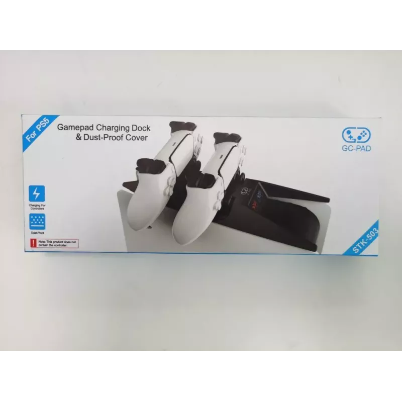 iLike P-5 Dual & Fast Controller Charging Station für Sony PlayStation 5 PS5 Schwarz