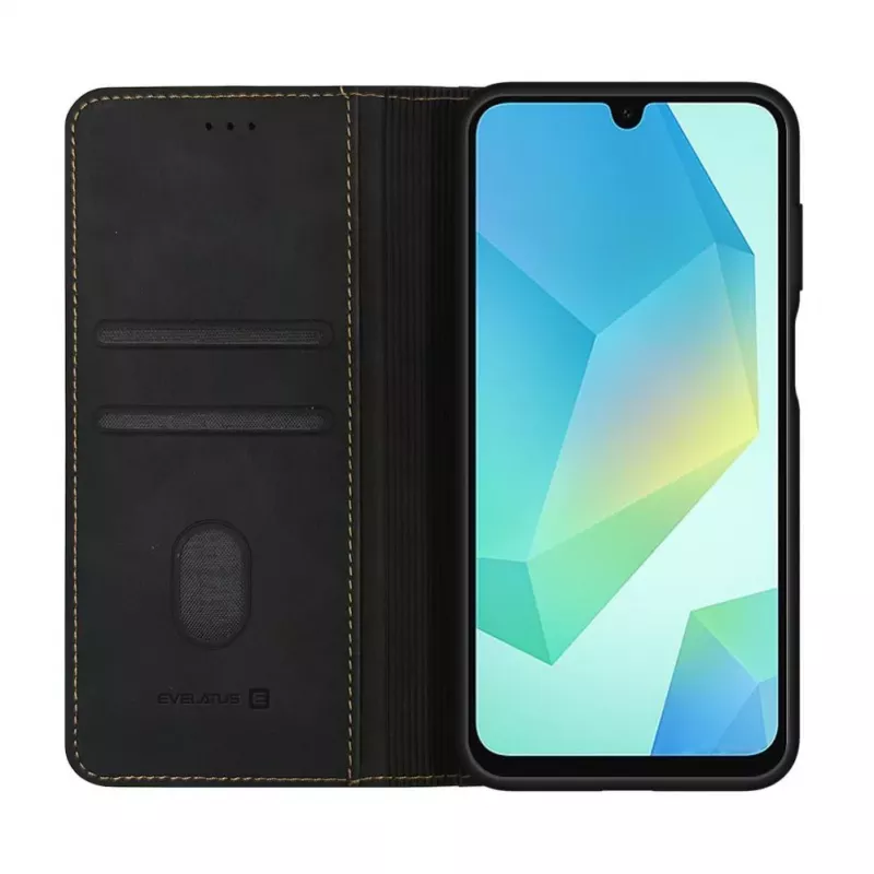 Evelatus Samsung Galaxy A26 Book Case Folio Schwarz