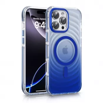 Evelatus Apple iPhone 16 Pro EchoWave Clear MagSafe Blue