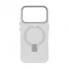 Evelatus Apple iPhone 17 Pro Shield Case mit MagSafe & Stand, Matt Silber