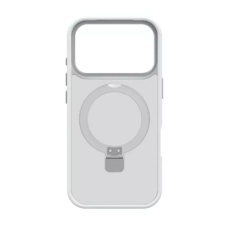 Evelatus Apple iPhone 17 Pro Shield Case mit MagSafe & Stand, Matt Silber
