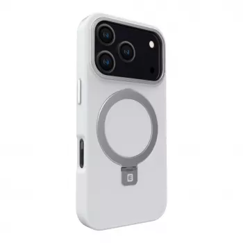 Evelatus Apple iPhone 17 Pro Shield Case mit MagSafe & Stand, Matt Silber