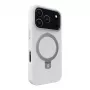 Evelatus Apple iPhone 17 Pro Shield Case mit MagSafe & Stand, Matt Silber