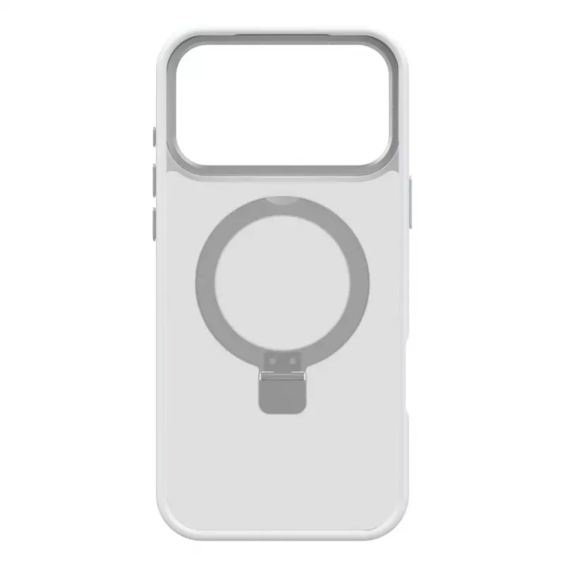 Evelatus Apple iPhone 17 Pro Max Shield Case mit MagSafe & Stand, Mattes Silber