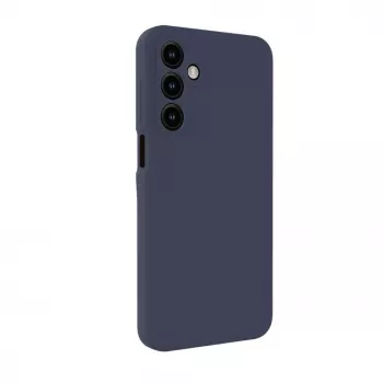Evelatus Samsung Galaxy A16 Premium Magnetic Soft Touch Silicone Case Dark Blue