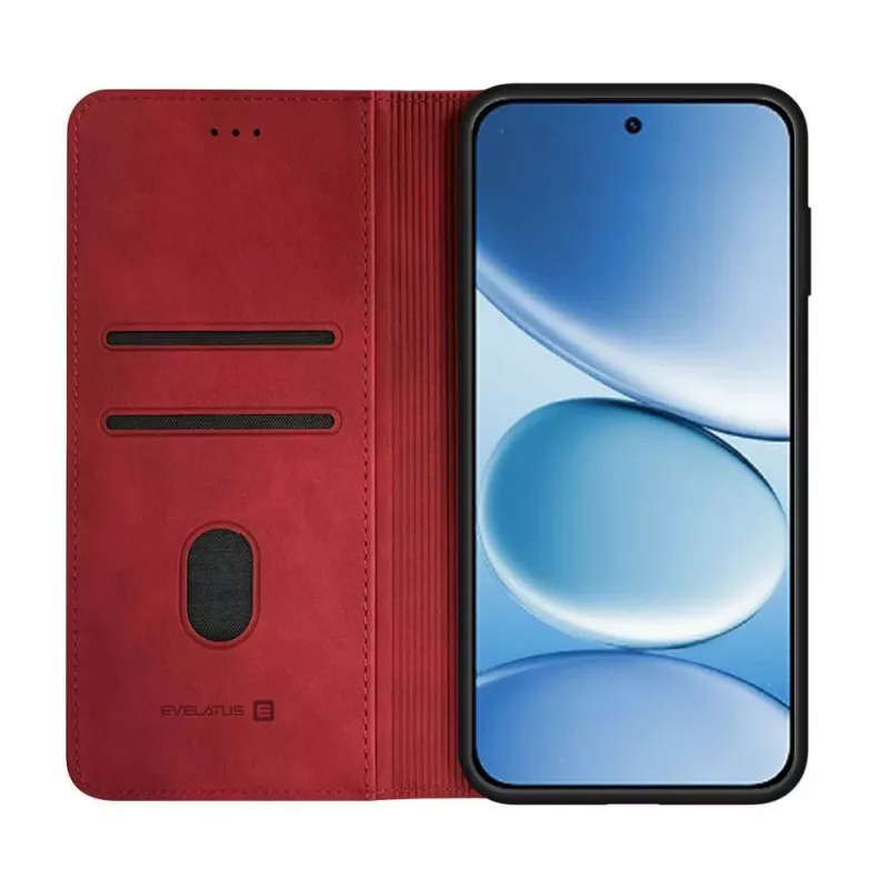Evelatus Xiaomi Redmi Note 15 Pro Plus Book Case Rot