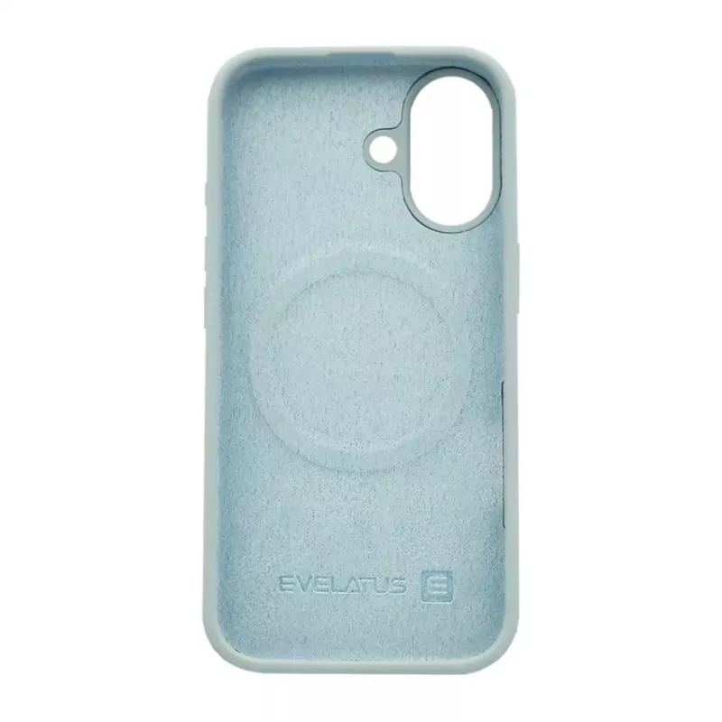 Evelatus Apple iPhone 17 Premium Magsafe Soft Touch Silicone Mist Blue