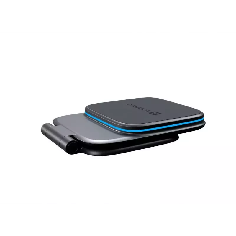 Evelatus MagSafe Qi Wireless Charging Magnet Mount für Auto-Bildschirm/Armaturenbrett, Laptop, Tablet, Monitor - Schwarz