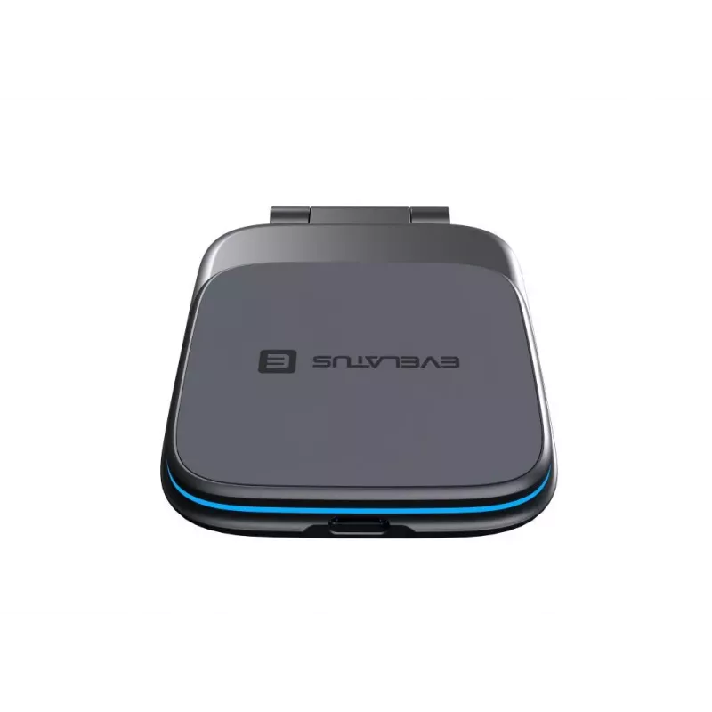 Evelatus MagSafe Qi Wireless Charging Magnet Mount für Auto-Bildschirm/Armaturenbrett, Laptop, Tablet, Monitor - Schwarz
