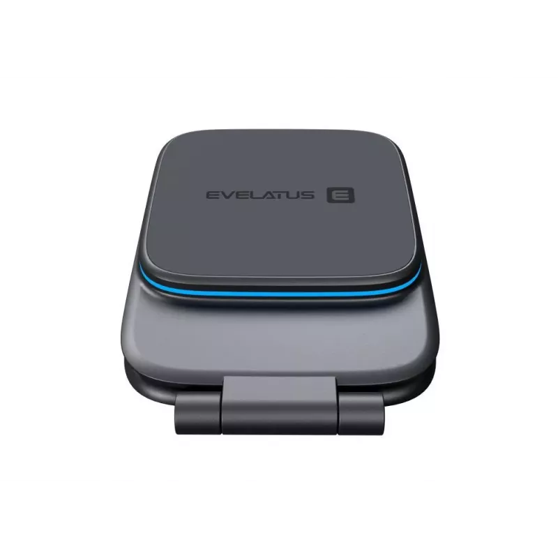 Evelatus MagSafe Qi Wireless Charging Magnet Mount für Auto-Bildschirm/Armaturenbrett, Laptop, Tablet, Monitor - Schwarz