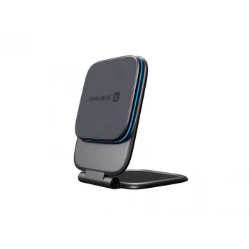 Evelatus MagSafe Qi Wireless Charging Magnet Mount für Auto-Bildschirm/Armaturenbrett, Laptop, Tablet, Monitor - Schwarz