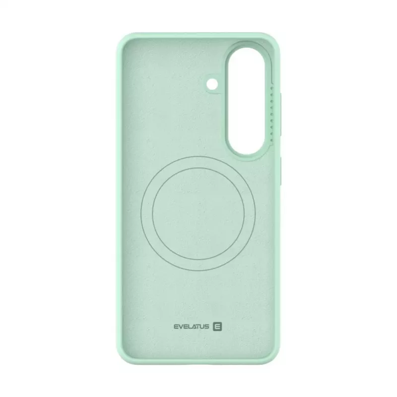 Evelatus Samsung Galaxy S26 Premium Magnetic Soft Touch Silicone Case Türkis