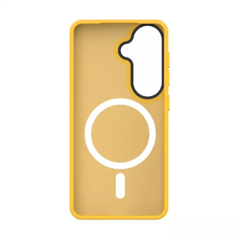 Evelatus Samsung Galaxy S26 Hybrid Case mit Magnet, PC+TPU Orange