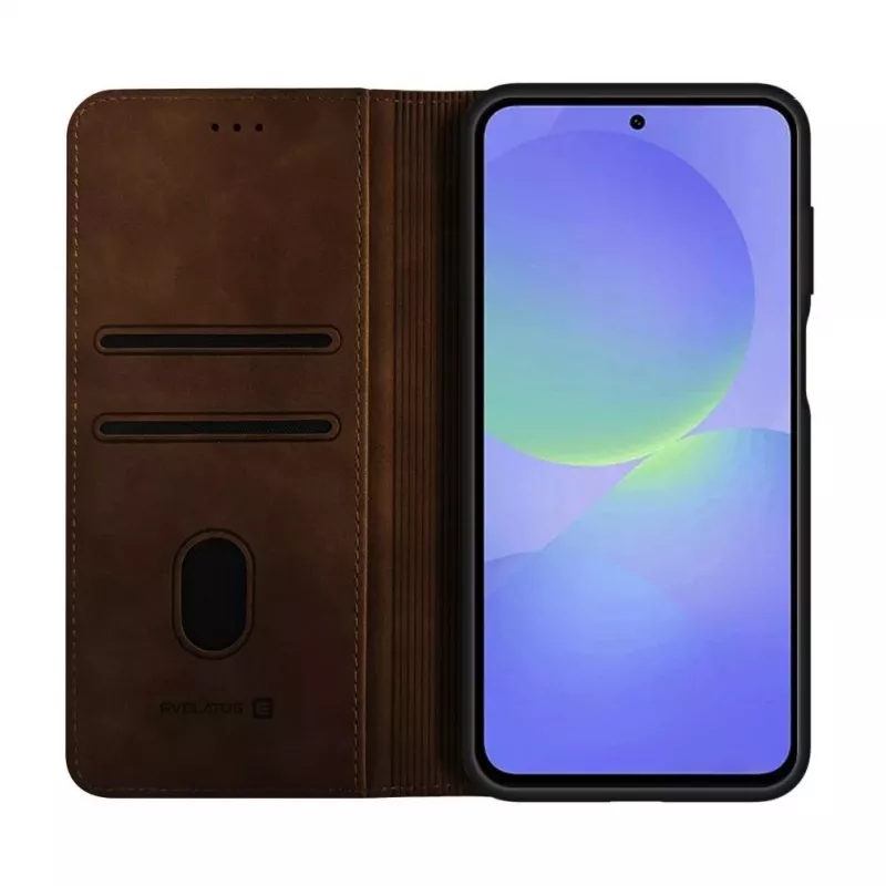 Evelatus Samsung Galaxy A37 Book Case Braun