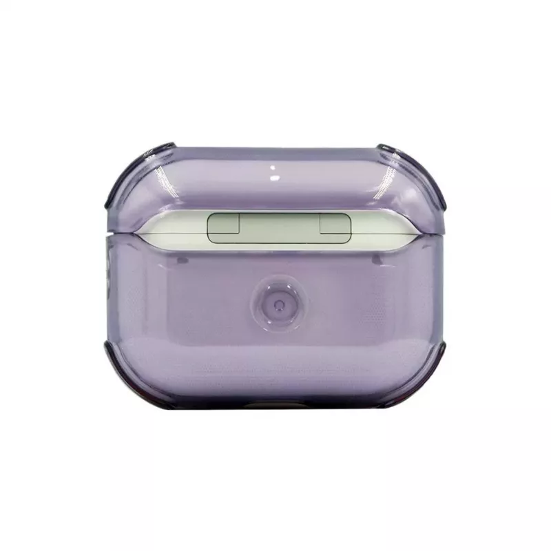 Evelatus Apple AirPods Pro 2 TPU Protective Case Transparent Purple