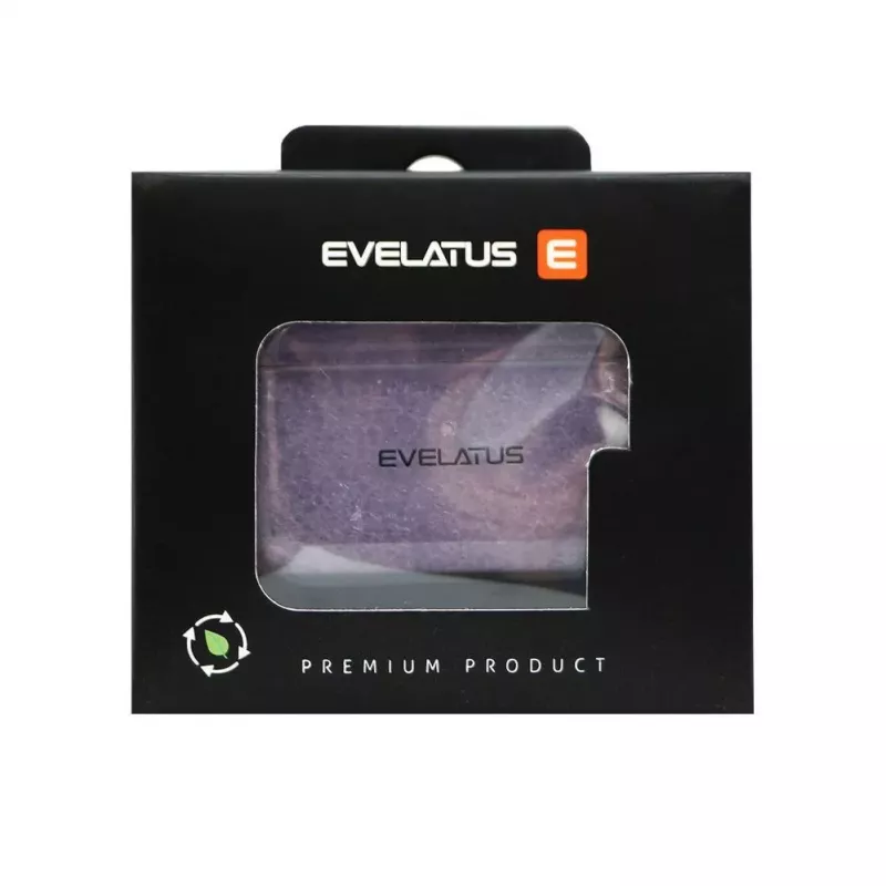 Evelatus Apple AirPods Pro TPU-Schutzhülle Transparent Lila