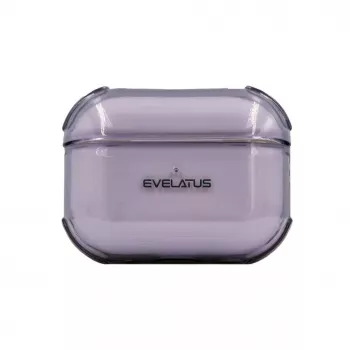 Evelatus Apple AirPods Pro TPU-Schutzhülle Transparent Lila