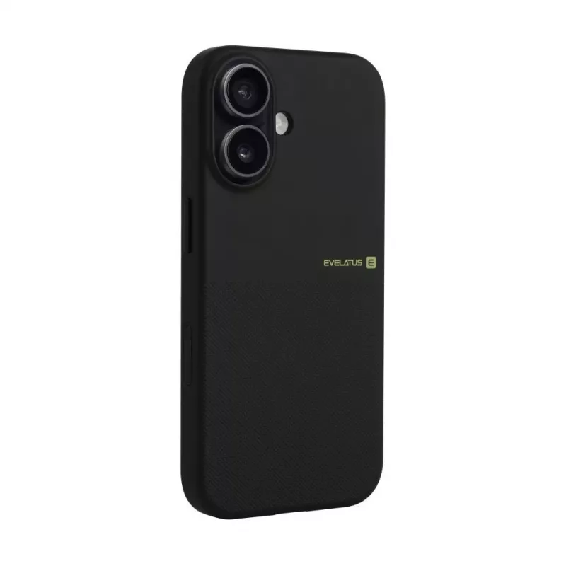 Evelatus Apple iPhone 16 Premium MagSafe Sandstone Case Black