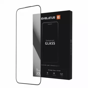 Evelatus Samsung Galaxy S26 Edge / S26 Plus Corning Gorilla Glass Anti-Statisch 3D Full Cover 10X Stärkerer Displayschutz Schwarz