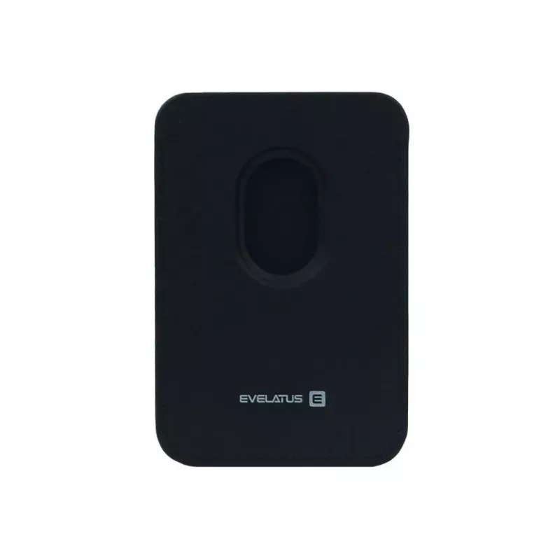 Evelatus Universal PU Leather Wallet mit MagSafe Schwarz
