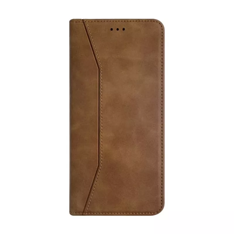 Evelatus Samsung Galaxy A53 5G Book Case Braun - PU-Leder Geldbörsenhülle mit Kartenfächern und Kickstand