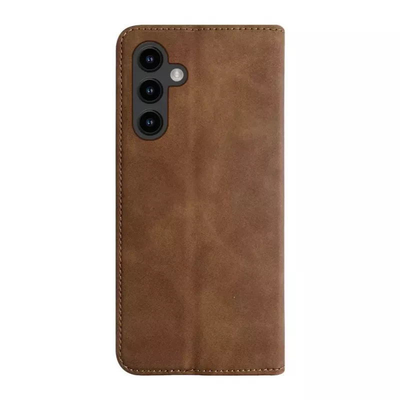 Evelatus Samsung Galaxy A53 5G Book Case Braun - PU-Leder Geldbörsenhülle mit Kartenfächern und Kickstand
