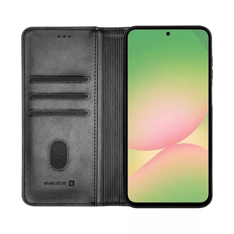 Evelatus Samsung Galaxy A54 5G Book Case Folio Schwarz