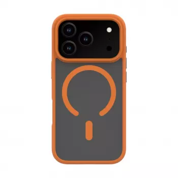 Evelatus Apple iPhone 17 Pro Hybrid Case mit MagSafe PC+TPU Orange