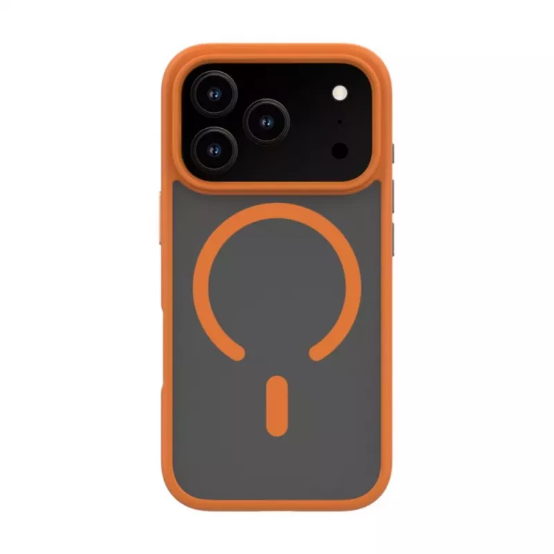 Evelatus Apple iPhone 17 Pro Hybrid Case mit MagSafe PC+TPU Orange
