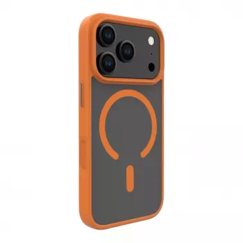Evelatus Apple iPhone 17 Pro Hybrid Case mit MagSafe PC+TPU Orange