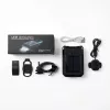 iLike Solar Powered Bike Headlight mit 120dB Hupe, USB wiederaufladbar, 1000LM LED Fahrrad-Frontlicht, 4000mAh Akku, Notwarnlicht