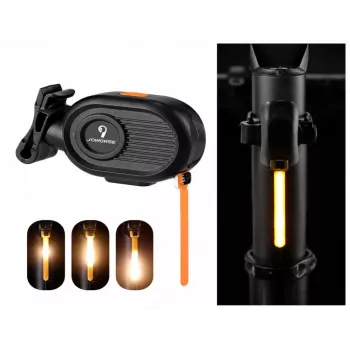 iLike JOWORSE wiederaufladbare COB LED Fahrrad-Rückleuchte, USB-C Fahrrad-Rücklicht, 300mAh wasserdichtes Fahrrad-Warnlicht