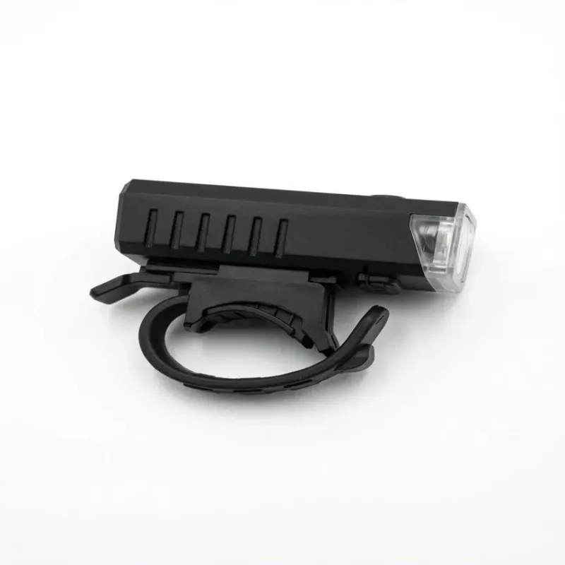 iLike USB wiederaufladbare Fahrrad-Frontleuchte, JH420 hochhelle LED-Fahrradscheinwerfer, IP65 wasserdichtes Fahrradlicht für MTB, Rennrad & E-Bike Schwarz