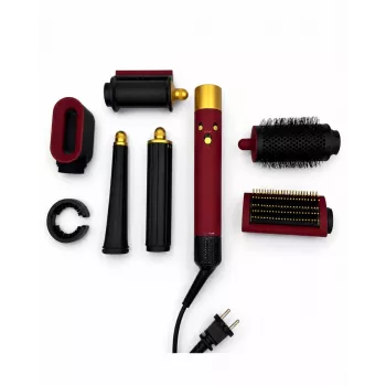 iLike Air Styling System – 6-in-1 Hairstyling-Tool-Set - Leistung 1200W Rot