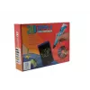 iLike Melt 3D Pen Kit Box Komplettset für 3D-Druckstift, 3D PEN-7-1 Set mit Schablonen 5m x 20 Farben Blau