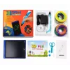 iLike Melt 3D Pen Kit Box Komplettset für 3D-Druckstift, 3D PEN-7-1 Set mit Schablonen 5m x 20 Farben Blau
