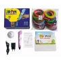 iLike 3D Stift für Kinder, 3D-Druckstift mit 150ft PLA-Filament-Nachfüllungen, 3D-Zeichen-Bastel-Kunst-Set, 5m x 30 Farben, Pink